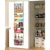 9-Tier Over the Door Pantry Organizer Hanging Storage Rack Adjustable Kitchen
